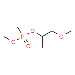 ChemSpider 2D Image | 1-Methoxy-2-propanyl methyl methylphosphonate | C6H15O4P
