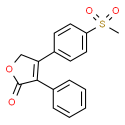 ChemSpider 2D Image | Rofecoxib | C17H14O4S