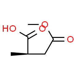 ChemSpider 2D Image | (R)-4-methoxy-2-methyl-4-oxobutanoic acid | C6H10O4