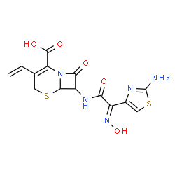 ChemSpider 2D Image | CEFDINIR, (E)- | C14H13N5O5S2