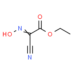 ChemSpider 2D Image | Ethyl cyano(hydroxyimino)acetate | C5H6N2O3