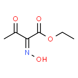 ChemSpider 2D Image | Ethyl (2Z)-2-(hydroxyimino)-3-oxobutanoate | C6H9NO4