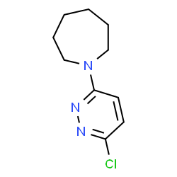 ChemSpider 2D Image | 1-(6-Chloro-3-pyridazinyl)azepane | C10H14ClN3