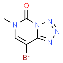 ChemSpider 2D Image | 8-Bromo-6-methyltetrazolo[1,5-c]pyrimidin-5(6H)-one | C5H4BrN5O