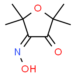 ChemSpider 2D Image | (4Z)-4-(Hydroxyimino)-2,2,5,5-tetramethyldihydro-3(2H)-furanone | C8H13NO3