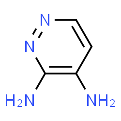 ChemSpider 2D Image | Pyridazine-3,4-diamine | C4H6N4