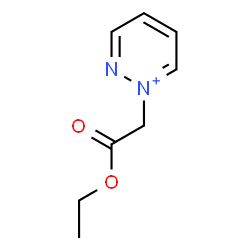 ChemSpider 2D Image | 1-(2-Ethoxy-2-oxoethyl)pyridazin-1-ium | C8H11N2O2