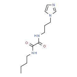 ChemSpider 2D Image | N-Butyl-N'-[3-(1H-imidazol-1-yl)propyl]ethanediamide | C12H20N4O2