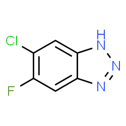 ChemSpider 2D Image | 5-Chloro-6-fluoro-1H-benzotriazole | C6H3ClFN3