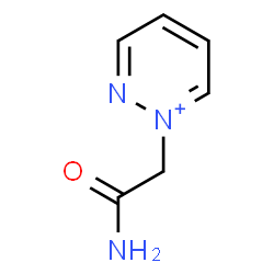 ChemSpider 2D Image | 1-(2-Amino-2-oxoethyl)pyridazin-1-ium | C6H8N3O