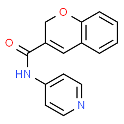 ChemSpider 2D Image | N-(4-Pyridinyl)-2H-chromene-3-carboxamide | C15H12N2O2