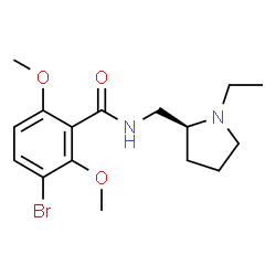 ChemSpider 2D Image | Remoxipride | C16H23BrN2O3