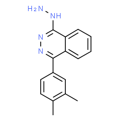 ChemSpider 2D Image | 1-(3,4-Dimethylphenyl)-4-hydrazinophthalazine | C16H16N4