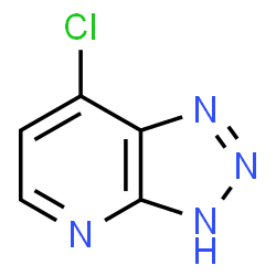 ChemSpider 2D Image | 7-Chloro-1H-[1,2,3]triazolo[4,5-b]pyridine | C5H3ClN4
