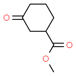 ChemSpider 2D Image | Methyl 3-oxocyclohexanecarboxylate | C8H12O3