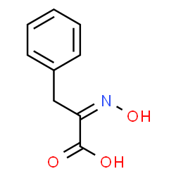 ChemSpider 2D Image | phenylpyruvic acid oxime | C9H9NO3