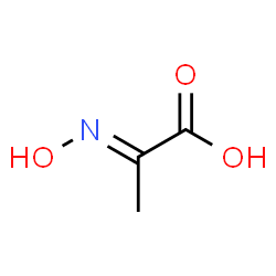 ChemSpider 2D Image | 2-(hydroxyimino)propanoic acid | C3H5NO3