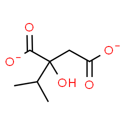 ChemSpider 2D Image | 2-isopropylmalate | C7H10O5