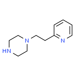 ChemSpider 2D Image | Piperazine, 2-pyridylethyl- | C11H17N3