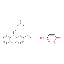 ChemSpider 2D Image | Acepromazine maleate | C23H26N2O5S