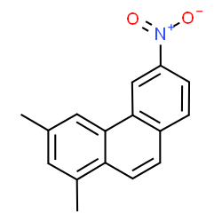 ChemSpider 2D Image | 1,3-Dimethyl-6-nitrophenanthrene | C16H13NO2
