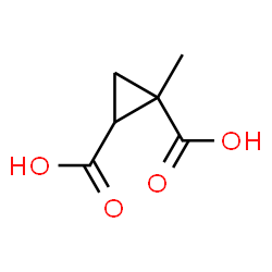 ChemSpider 2D Image | 1-Methyl-1,2-cyclopropanedicarboxylic acid  | C6H8O4