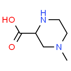 ChemSpider 2D Image | 4-Methyl-2-piperazinecarboxylic acid | C6H12N2O2