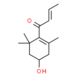 ChemSpider 2D Image | 3-Hydroxy-Î²-damascone | C13H20O2