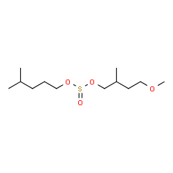 ChemSpider 2D Image | 4-Methoxy-2-methylbutyl 4-methylpentyl sulfite | C12H26O4S