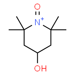 ChemSpider 2D Image | 4-Hydroxy-2,2,6,6-tetramethyl-1-oxopiperidinium | C9H18NO2