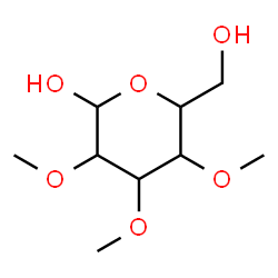 ChemSpider 2D Image | 2,3,4-Tri-O-methylhexopyranose | C9H18O6