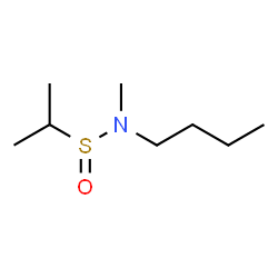 ChemSpider 2D Image | N-Butyl-N-methyl-2-propanesulfinamide | C8H19NOS