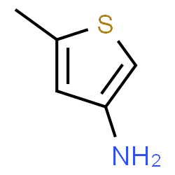 ChemSpider 2D Image | 5-Methyl-3-thiophenamine | C5H7NS