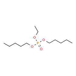 ChemSpider 2D Image | Ethyl dipentyl phosphate | C12H27O4P
