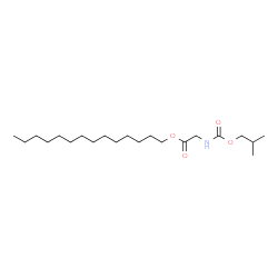 ChemSpider 2D Image | Tetradecyl N-(isobutoxycarbonyl)glycinate | C21H41NO4