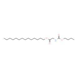 ChemSpider 2D Image | Tetradecyl N-(butoxycarbonyl)glycinate | C21H41NO4