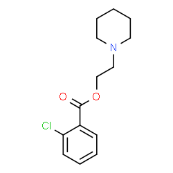 ChemSpider 2D Image | 2-Piperidinoethyl o-chlorobenzoate | C14H18ClNO2