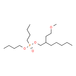 ChemSpider 2D Image | Butyl 2-(2-methoxyethyl)heptyl butylphosphonate | C18H39O4P