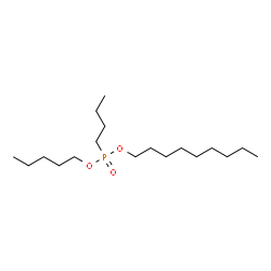 ChemSpider 2D Image | Nonyl pentyl butylphosphonate | C18H39O3P