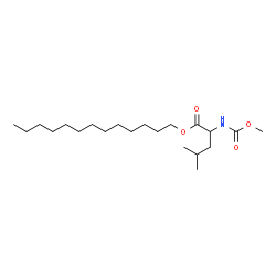 ChemSpider 2D Image | Tridecyl N-(methoxycarbonyl)leucinate | C21H41NO4