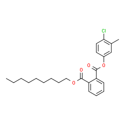 ChemSpider 2D Image | 4-Chloro-3-methylphenyl nonyl phthalate | C24H29ClO4