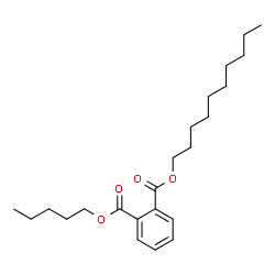 ChemSpider 2D Image | Decyl pentyl phthalate | C23H36O4