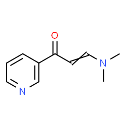 ChemSpider 2D Image | 3-Dimethylamino-1-(3-pyridyl)-2-propen-1-one | C10H12N2O