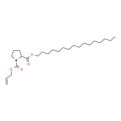 ChemSpider 2D Image | 1-Allyl 2-hexadecyl 1,2-pyrrolidinedicarboxylate | C25H45NO4