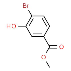 ChemSpider 2D Image | Methyl 4-bromo-3-hydroxybenzoate | C8H7BrO3