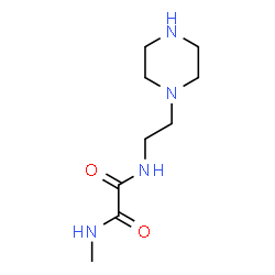 ChemSpider 2D Image | N-Methyl-N'-[2-(1-piperazinyl)ethyl]ethanediamide | C9H18N4O2
