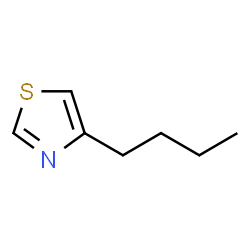 ChemSpider 2D Image | 4-Butylthiazole | C7H11NS
