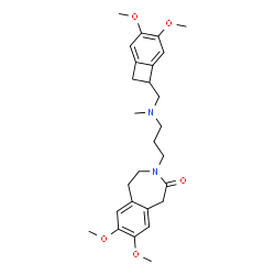 ChemSpider 2D Image | (+/-)-Ivabradine | C27H36N2O5
