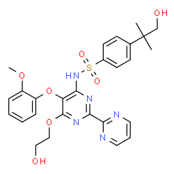 ChemSpider 2D Image | Hydroxy Bosentan | C27H29N5O7S