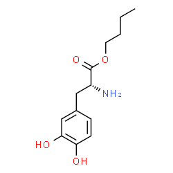 ChemSpider 2D Image | Butyl 3-hydroxy-D-tyrosinate | C13H19NO4